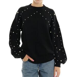 MAGLIA PERLE NERO